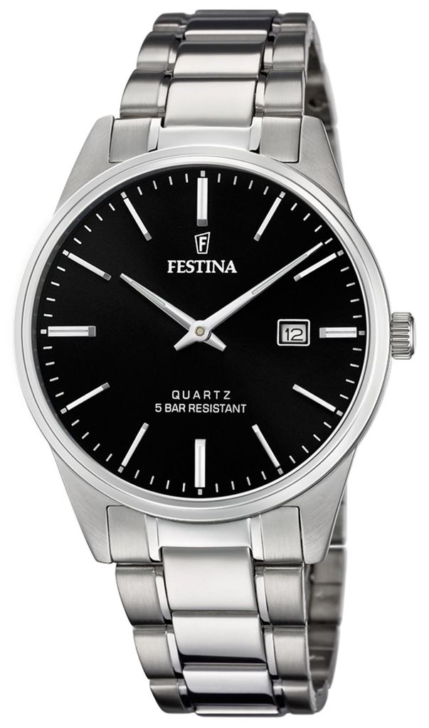 Festina Armbanduhr Date ACERO CLASICO Black Produktbild 