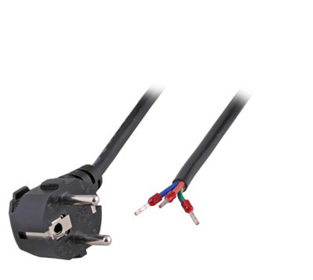 EFB-Elektronik Netzleitung Schutzkontakt 90°