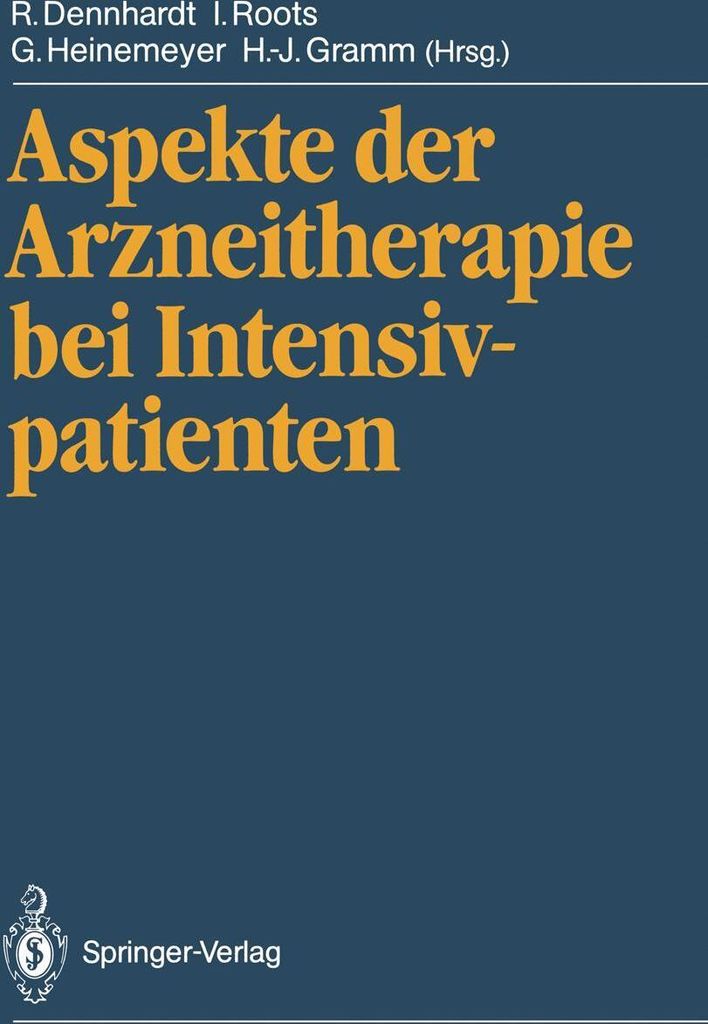 Aspekte der Arzneitherapie bei Intensivpatienten
