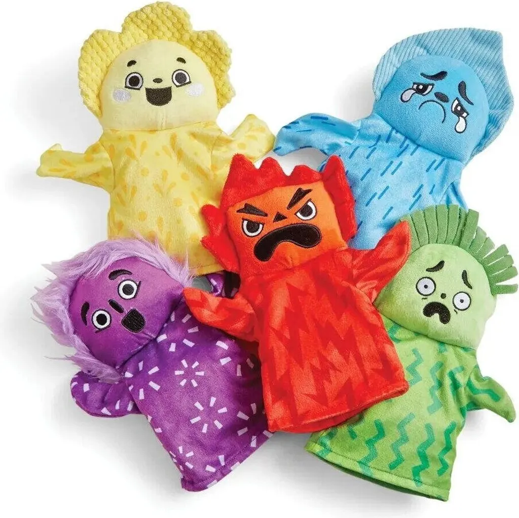 Jeu de marionnettes Emotions Family - Kit éducatif de 6 figurines