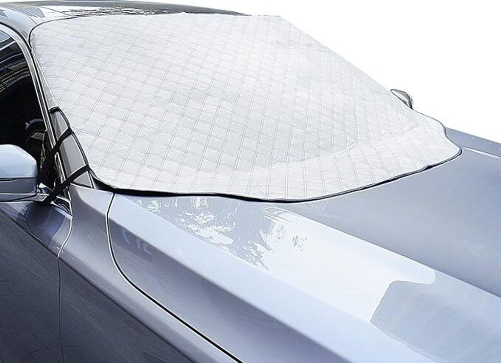 Auto-Windschutzscheibenabdeckung, faltbarer Sonnenschutz, Produktbild 