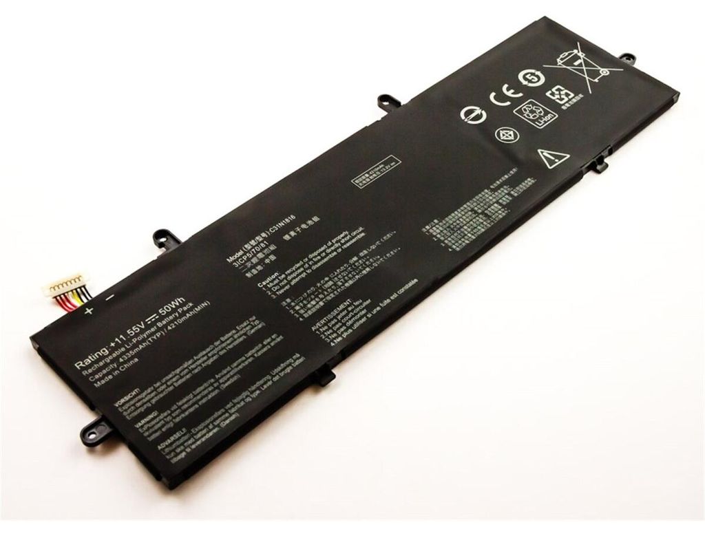 Akku für Asus ZenBook 14 UX433FA-A5232R Li-Pol 11,55 Volt 4250 mAh schwarz