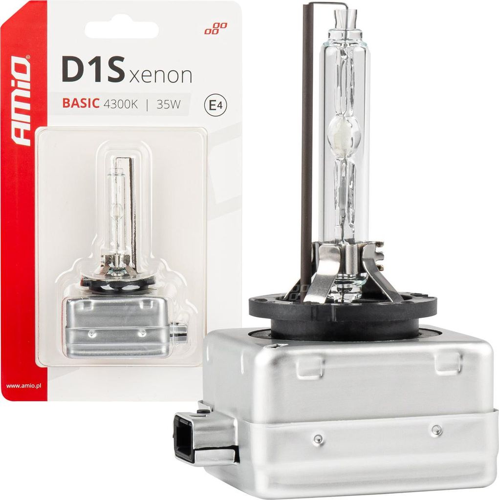 Lampada allo xeno D1S 35W 4300K BASIC AMIO-03863 per una Immagine del prodotto 