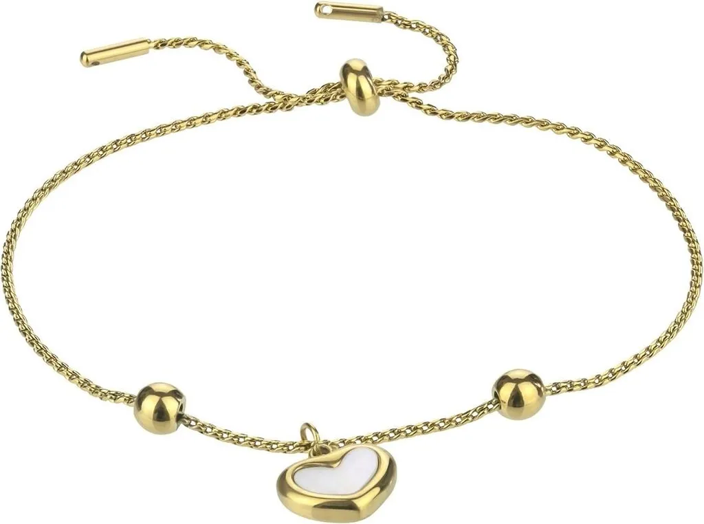 Bracelet EMILY WESTWOOD acier inoxydable doré, bijou femme ajustable