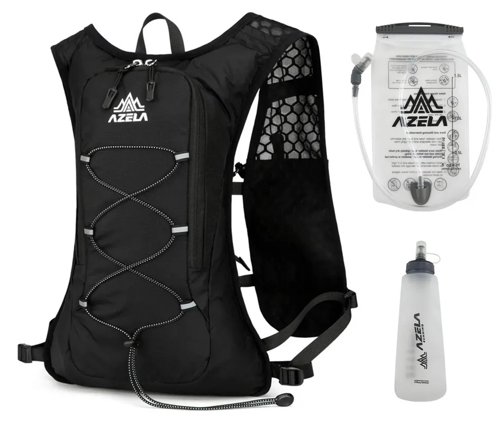 Sac d'hydratation anti-frottement - Gilet de course 0,5L stable et léger