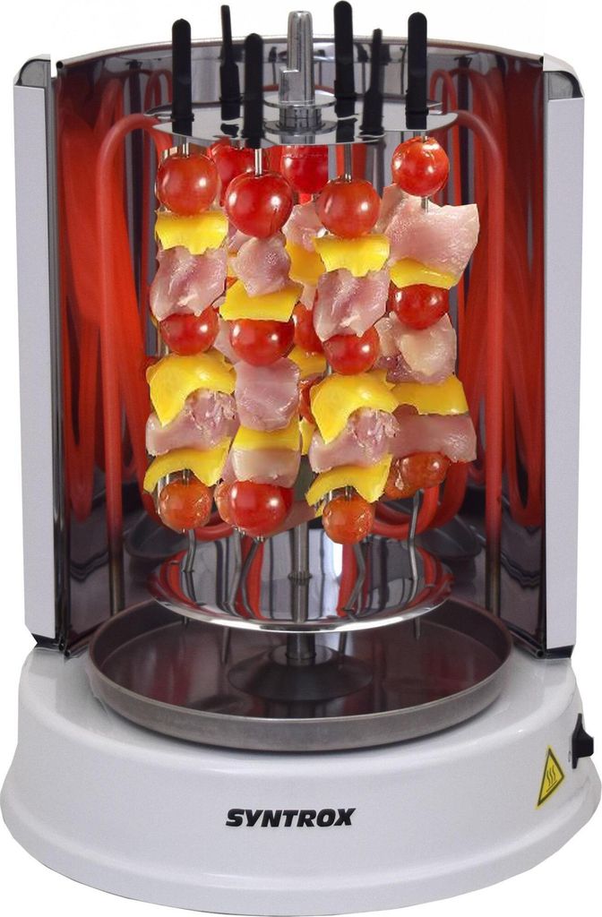 Syntrox Germany Dönergrill Asturien mit 6 Drehspießen – Produktbild 3