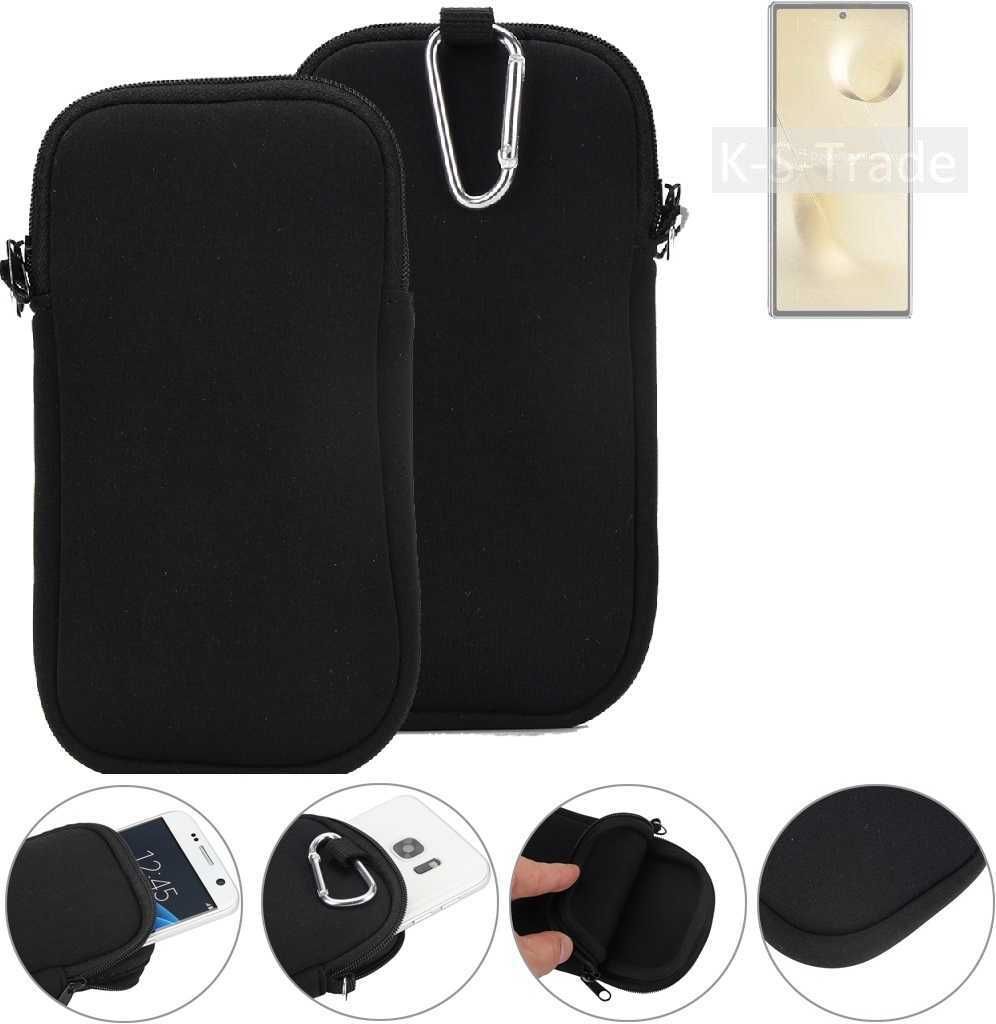 K-S-Trade Neopren-Hülle Handyhülle kompatibel mit Xiaomi Mi MIX Fold 2 Schutzhülle Neoprenhülle Sleeve Schutz-Hülle Gürtel Tasche Case Holster