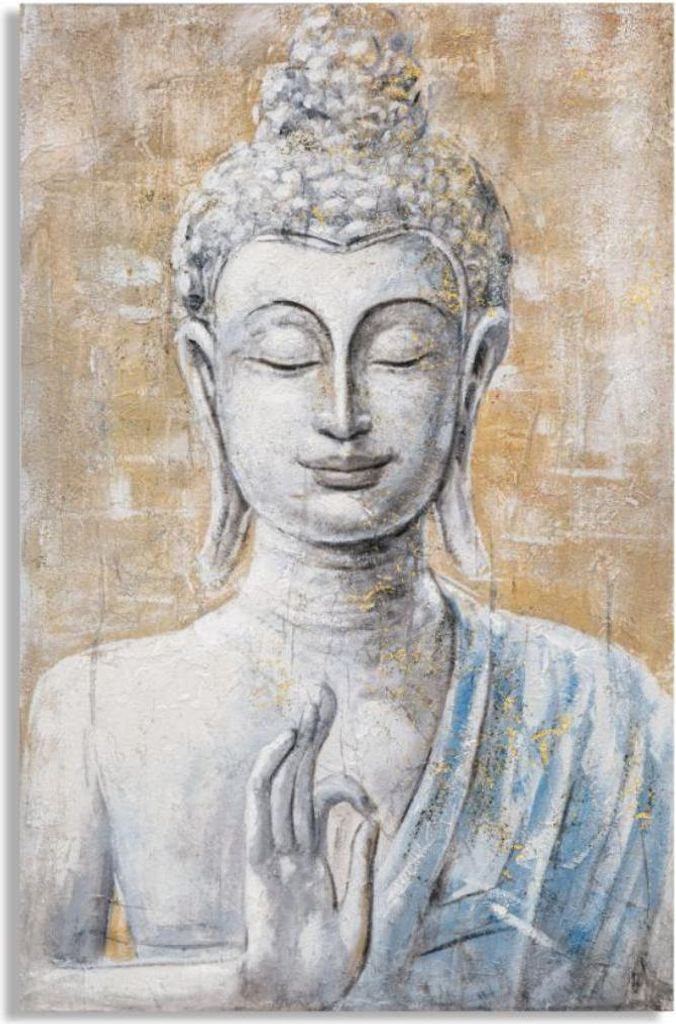Handmade Wall Painting Buddha Light -B- Cm 80X3X120