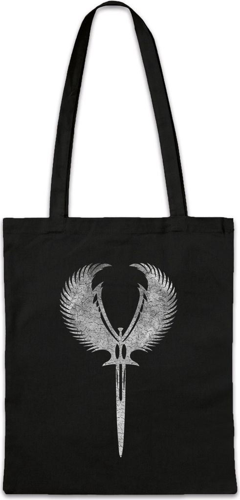 Urban Backwoods Valkyrie Sword Symbol, Stofftasche, Farbe: Schwarz