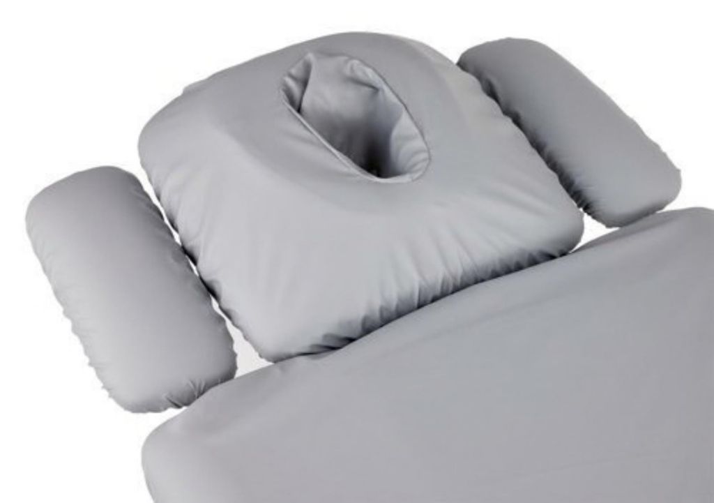 Habys Ölresistenter PolyurethanBezug für Massageliege Proxima X7, V4, Evero V4, X7 Ergo, Spannbezug, Schutzüberzug, Wasserdicht, Feuerfest, Grau
