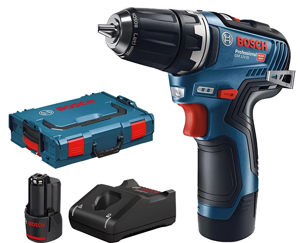 Perceuse-visseuse 12V GSR 12V-35 professional + 2 batteries Image du produit 