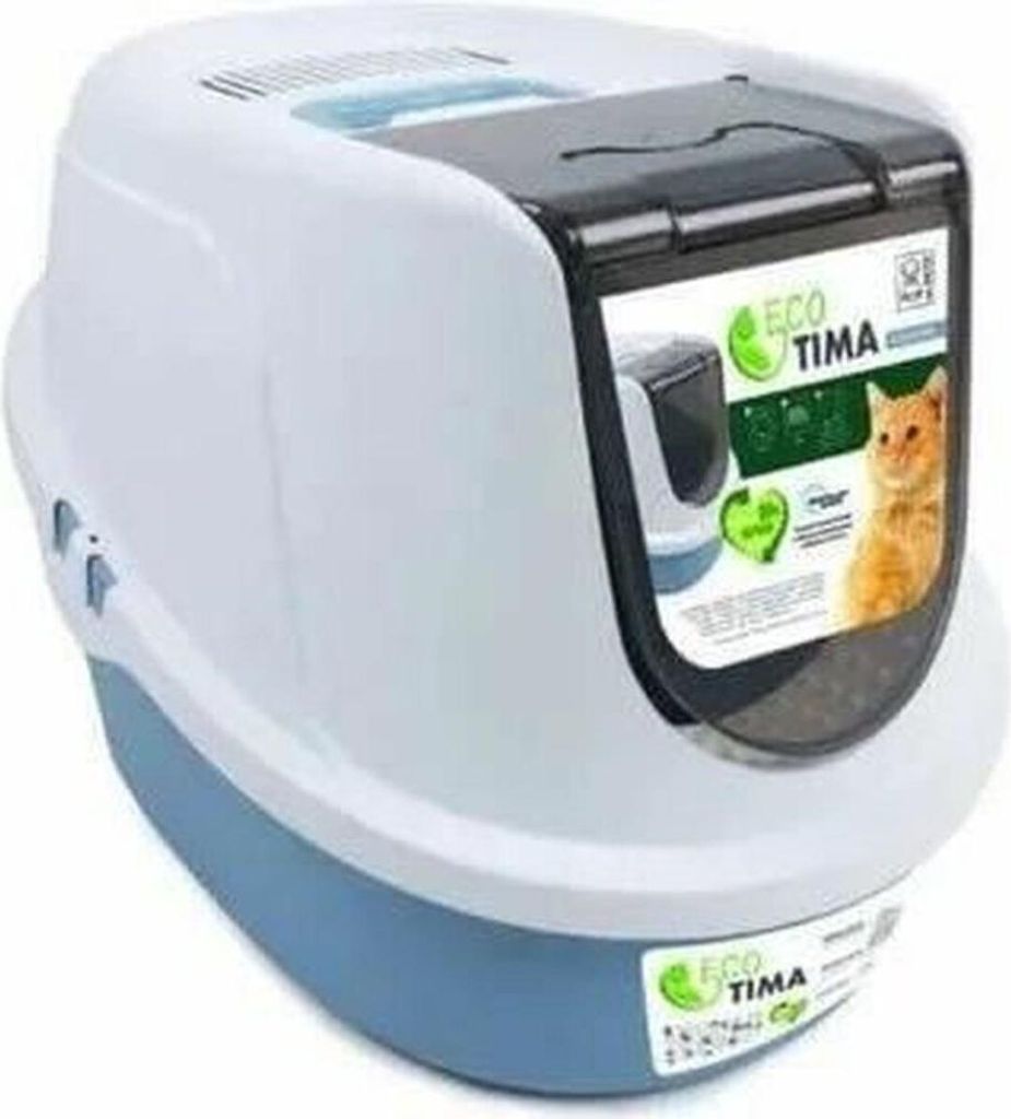 Katzentoilette MPETS ECO TIMA Blau Kunststoff