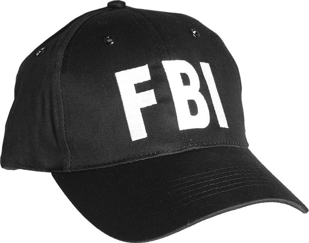 Basecap FBI schwarz