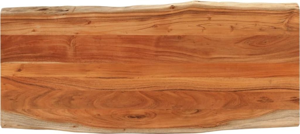 Möbel Tischplatte 140x60x2,5cm Rechteckig Massivholz Akazie Produktbild 