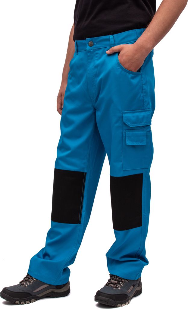 FIRI Herren Arbeitshose elastischer Bund Knieschutztaschen M 48