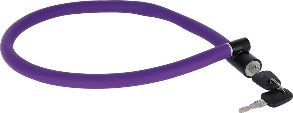 AXA Kabelschloss Resolute 60/6 Länge 60cm Ø6mm, purple