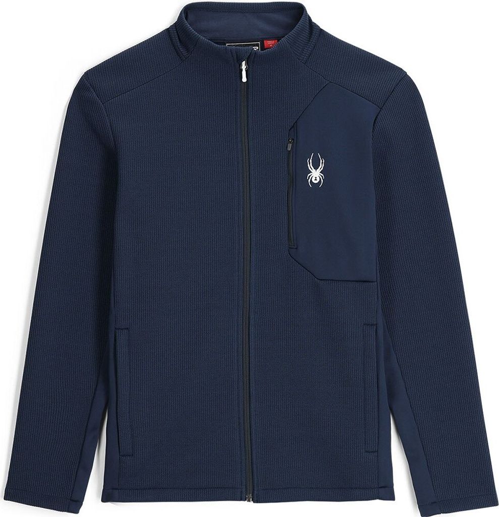 Spyder Bandit Fleece Mit Durchgehendem Reißverschluss Blau L Mann Blau L