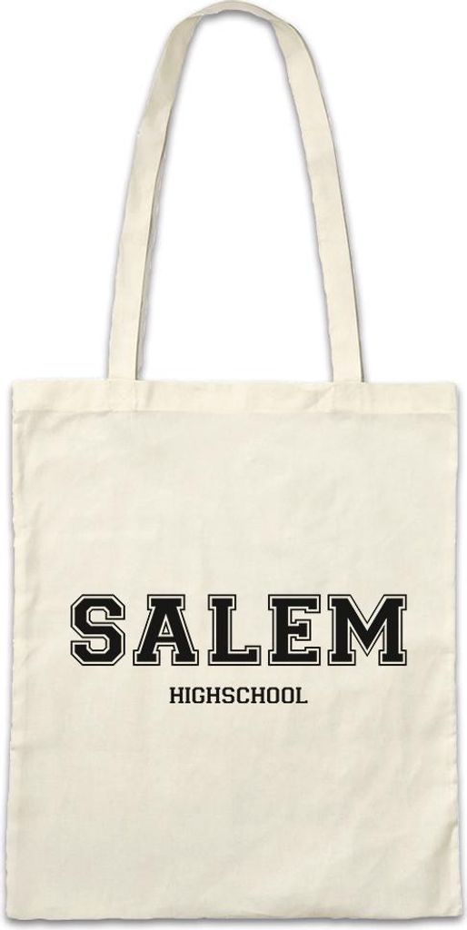Urban Backwoods Salem Highschool, Stofftasche, Farbe: Beige