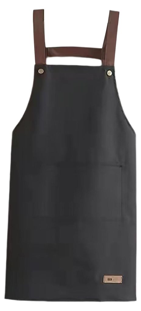 Kochschürze, ärmellos, große Tasche, PVC, verstellbarer Taillengurt, Kochschürze für Restaurants