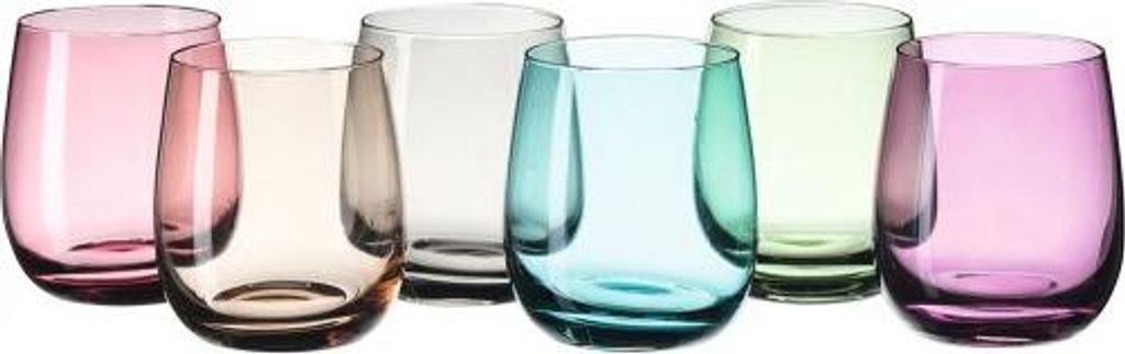 Leonardo Ciao+ Lot De 6 Verres à Eau Transparents 310ml - Verre Teqton Résistant Chocs