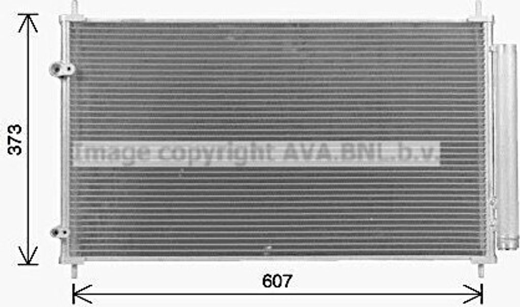 PRASCO TO5773D - OE 884600D420 Klimakondensator mit Trockner für Yaris (P13)