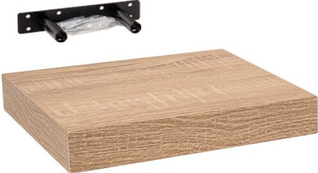 Bücherregal Wand, Wandregal 24x24 cm - Regal Wand, Produktbild 