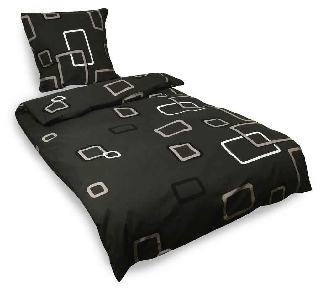 Parure de Lit Microfibre Douce Noa 155x220 cm avec Fermeture Éclair