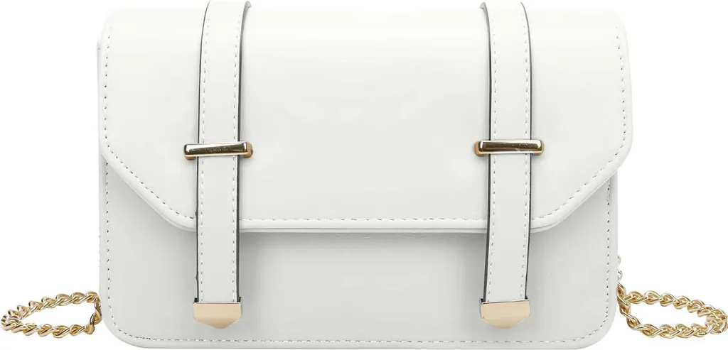 Borsa Gallantry Paris Bianca: Eleganza con Catena Oro Garantita