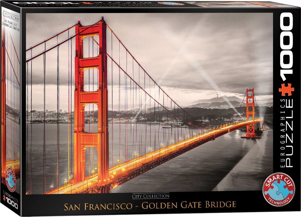 EUROGRAPHICS Puzzle San Francisco - Golden Gate Bridge 1000 Teile