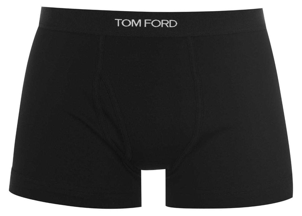 Tom Ford - Boxershorts für Herren, Baumwolljersey GT14172 (M) (Schwarz)