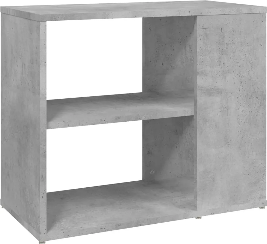vidaXL Tavolino Grigio Cemento 60x30x50 cm | Mobile Salotto Design Moderno