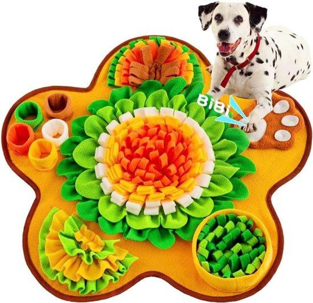 Interaktive Puzzelmat für Hunde, langsam füttern, Stressabbau, Geurtraining, Hundespielzeug für Welpen