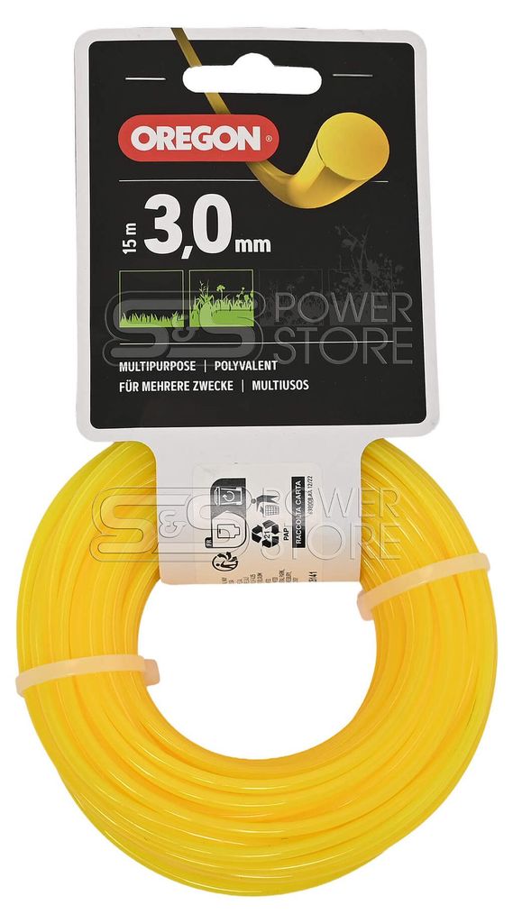 Oregon Gelber Freischneidefaden Yellow Roundline 3,0 mm Produktbild 