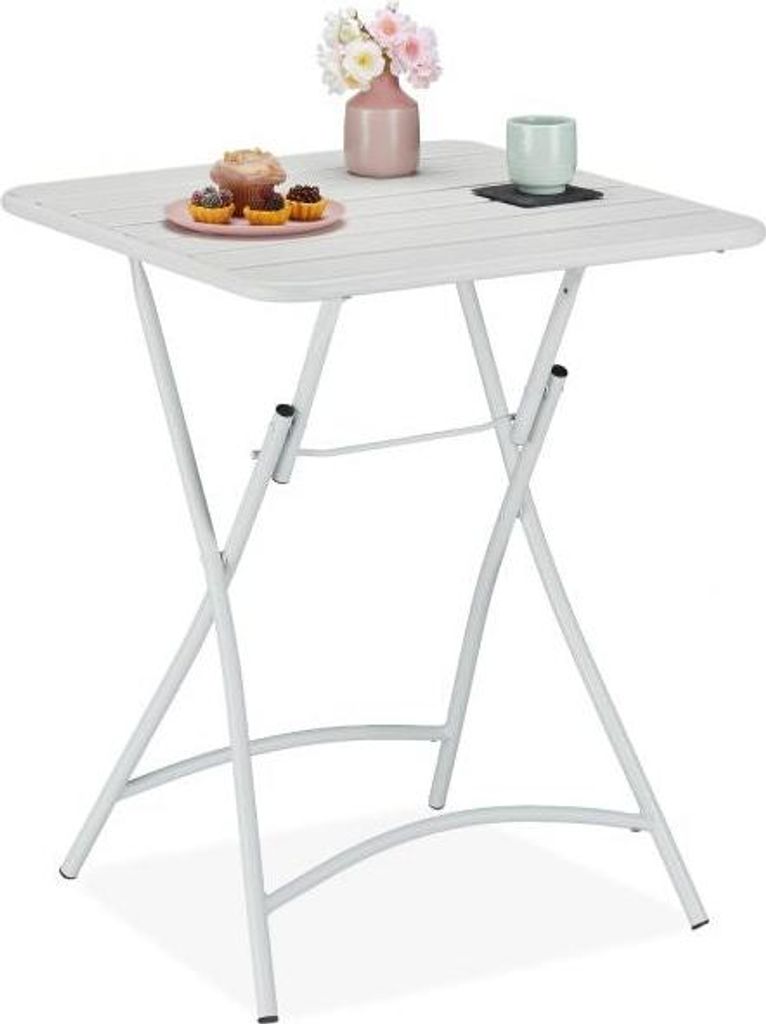 Klappbarer Balkontisch aus Metall