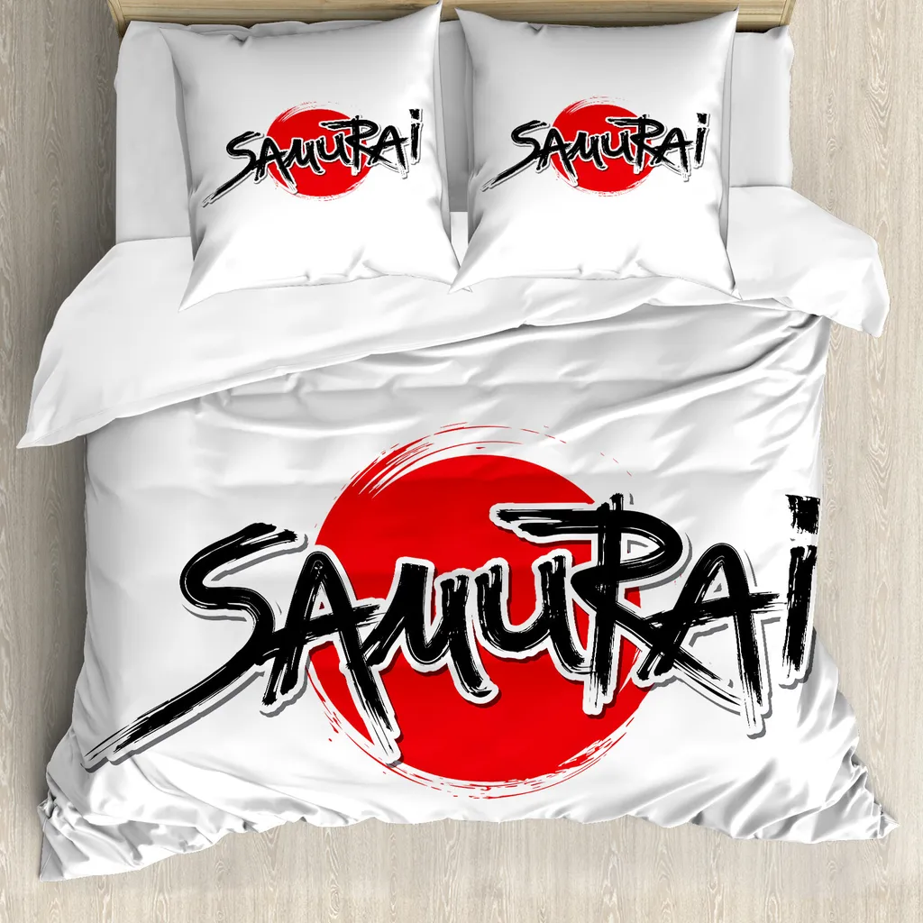 Copripiumino Antiacaro Samurai Sun 155x220cm ABAKUHAUS con Federa
