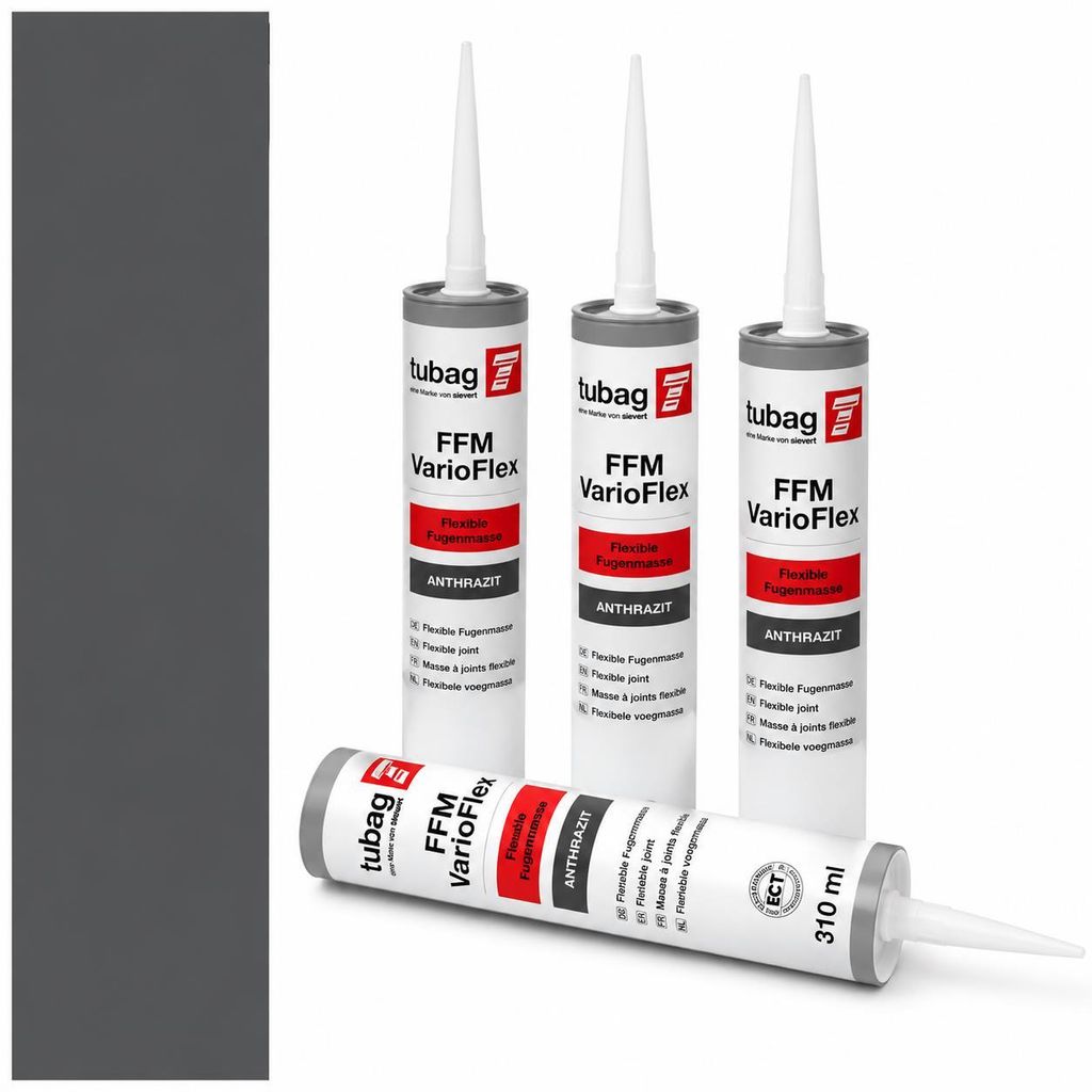 Tubag Silikon FFM VarioFlex, antraciet, 310 ml Productafbeelding 