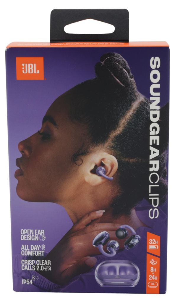 JBL Soundgear Clips TWS Open-Ear-Kopfhörer, IP54, Ghost Purple