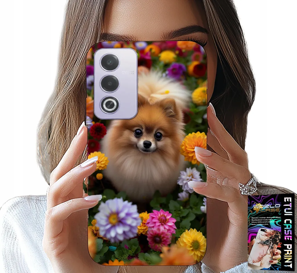 Custodia Protettiva Oppo A80 5G - Pomerania Edition con Foil Incluso