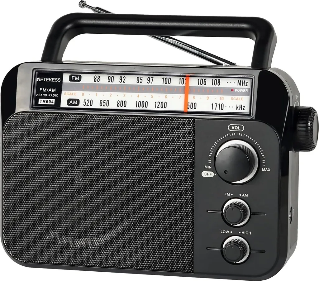 Retekess TR604 Radio per Anziani: Suono Caldo e Facilità d'Uso