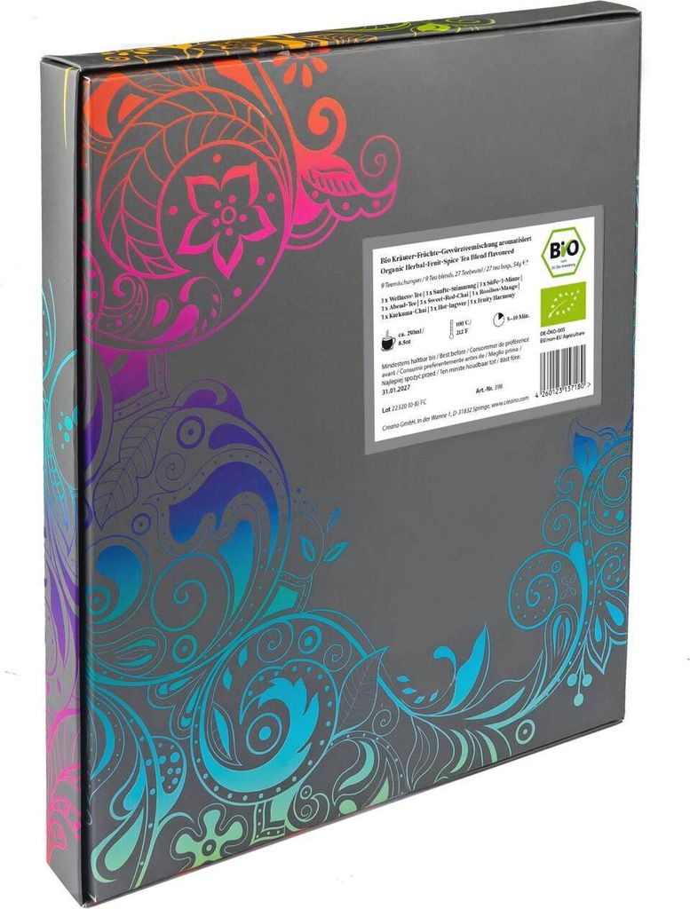 CreanoKräutertee Geschenkset „ORGANIC HERBAL TEA“ - Produktbild 6