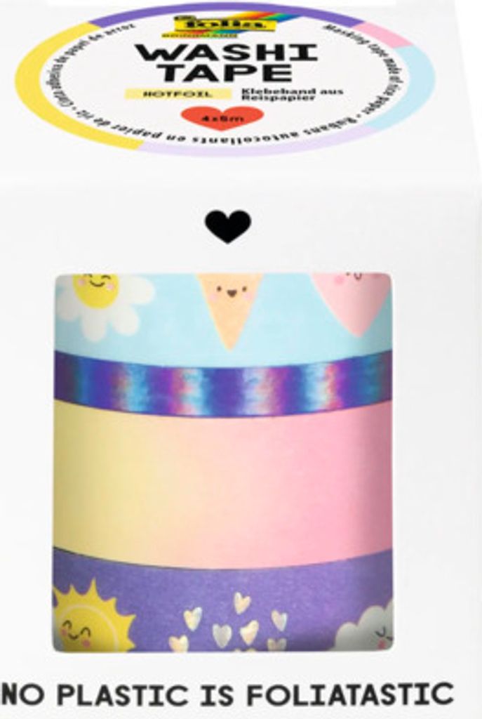 folia Deko-Klebeband Washi-Tape "HOTFOIL SUNNYSIDE" 4 Produktbild 