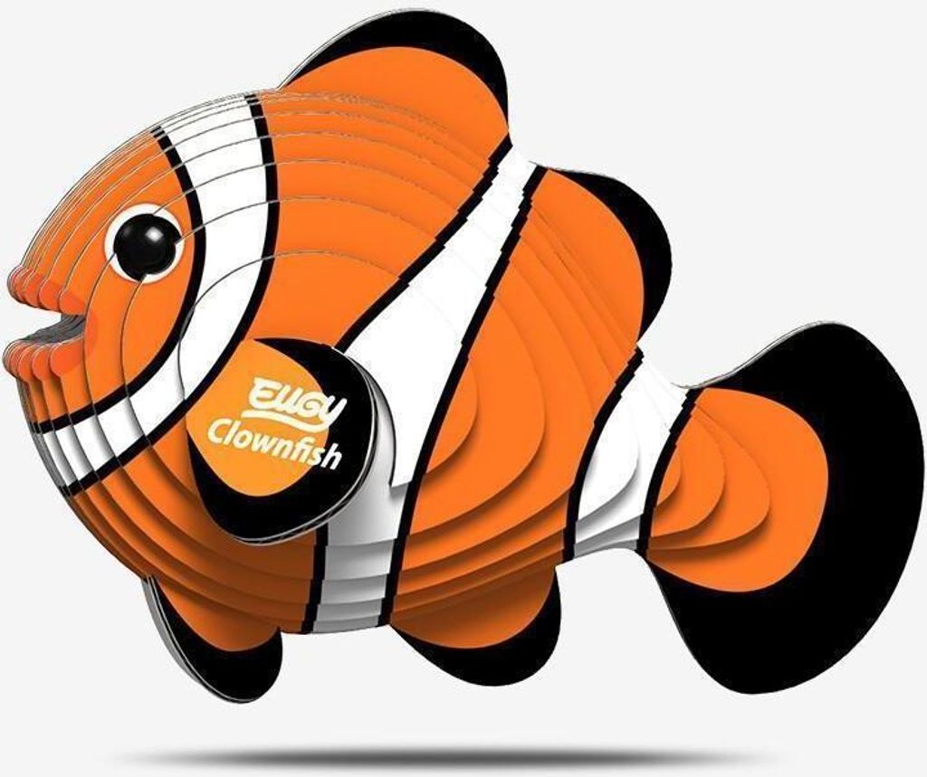 EUGY 3D Bastelset Clownfisch (Miniatur-Tierfigur, aus Image du produit 