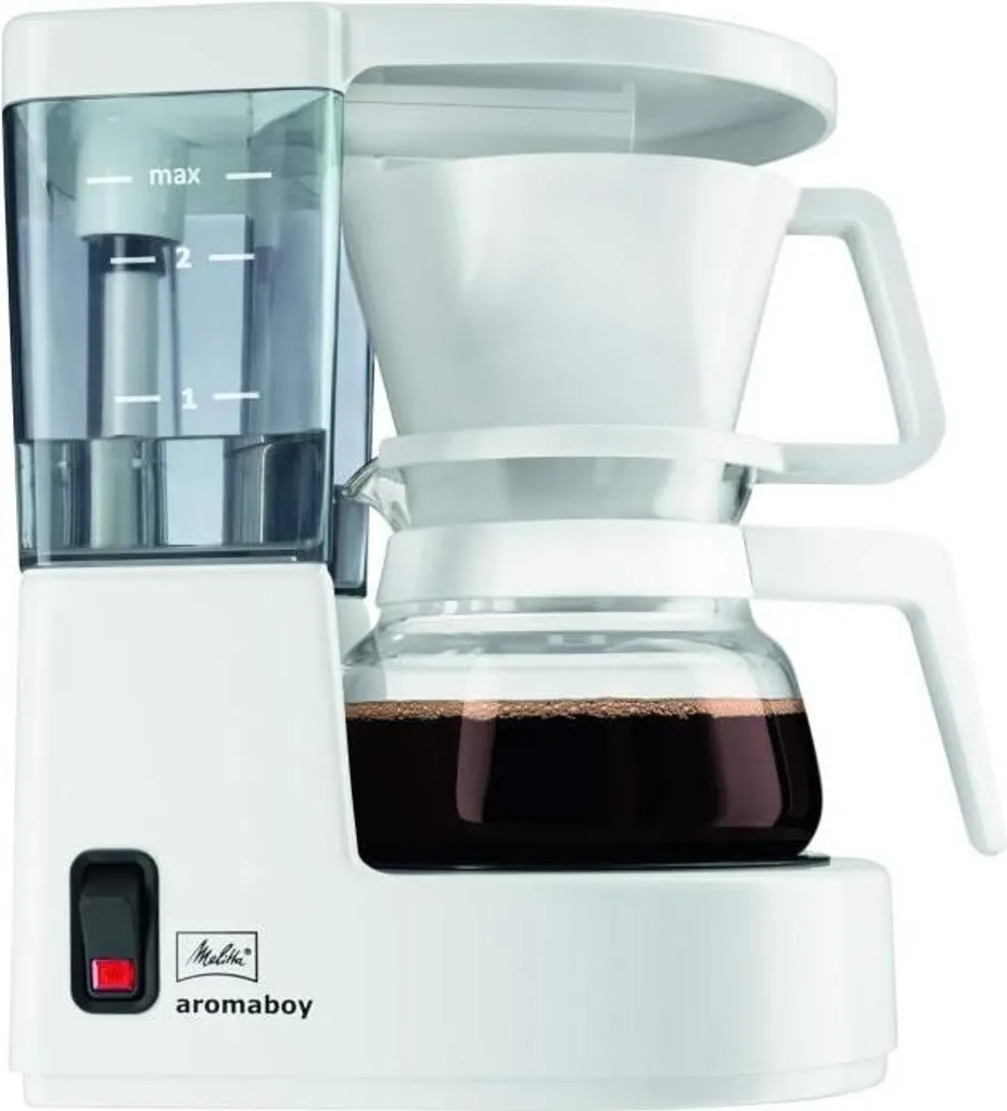 Melitta Aromaboy 1015-01 Bianca | Macchina Caffè Filtro 1-2 Tazze