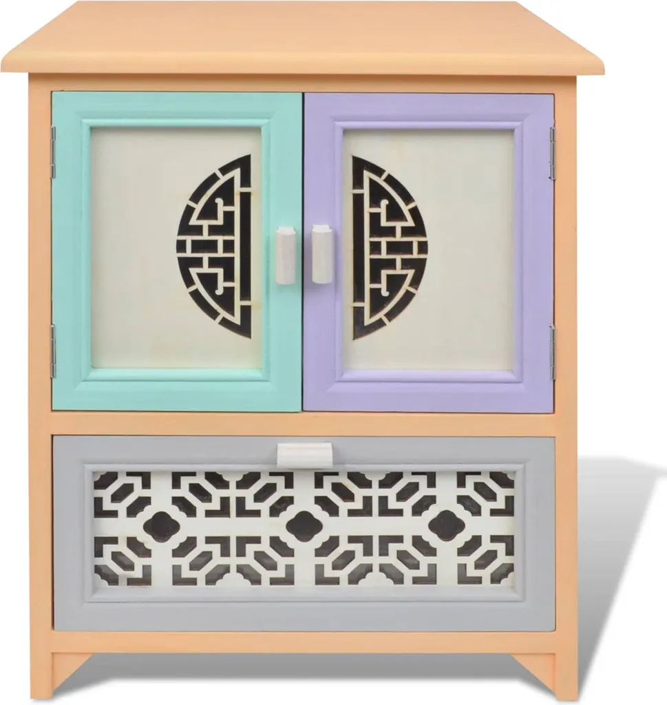 Buffet sculpté robuste pour ranger votre vaisselle et petits objets
