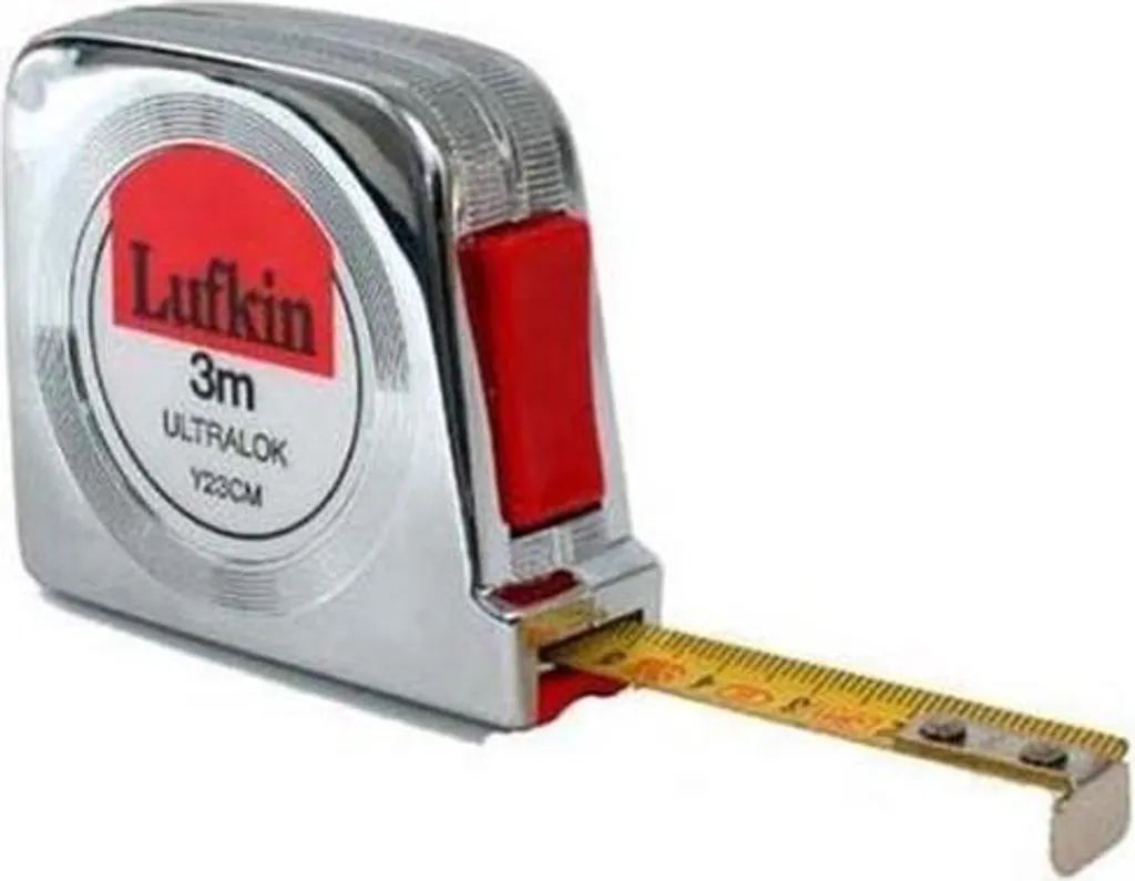 Mètre ruban enrouleur 5m Lufkin boîtier ergonomique ruban en acier