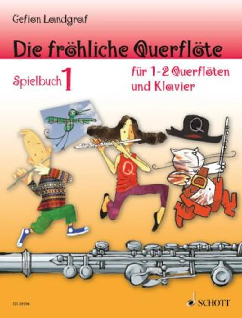 Méthode flûte traversière Die fröhliche Querflöte avec CD et exercices