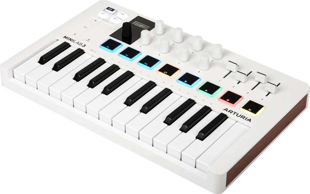 Clavier MIDI USB Arturia MiniLab 3 Blanc 25 Notes pour MAO et Studio - 4