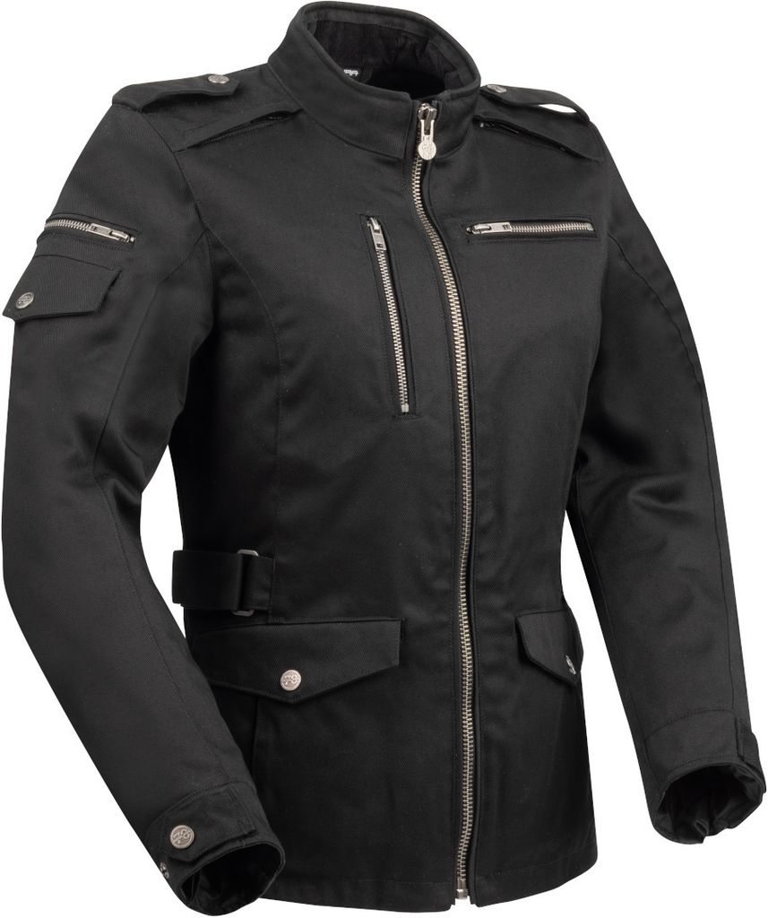 Segura Leyton Damen Motorrad Textiljacke Farbe: Schwarz, Grösse: 36