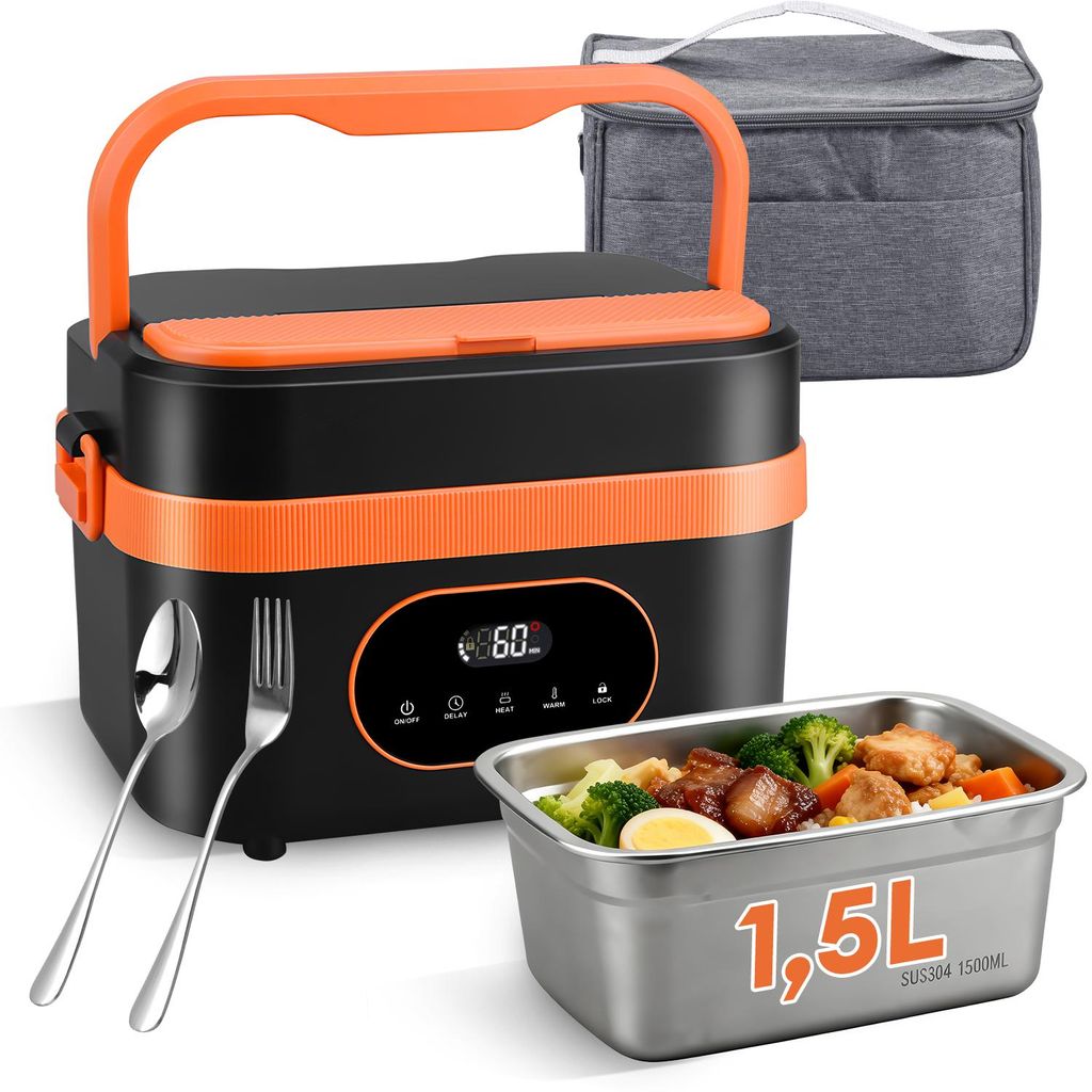 CkeyiN Elektrische Lunchbox Kabellos 1,5 L Produktbild 