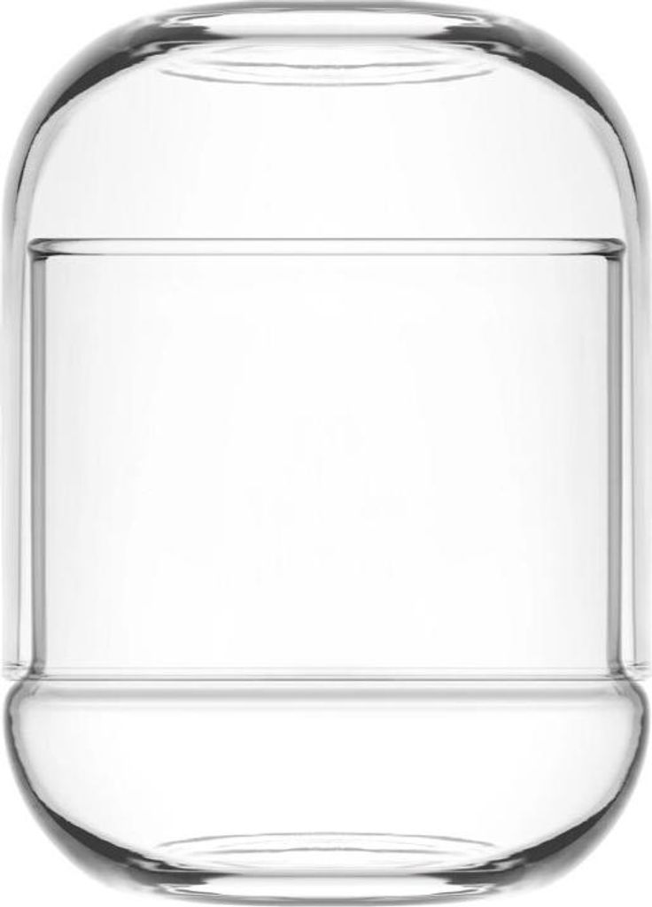 LAV Duo Zuckerdose aus hochwertigem Glas - 380 ml - transparent & modern